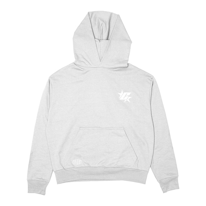 C-STAR LIGHT GREY HOODIE