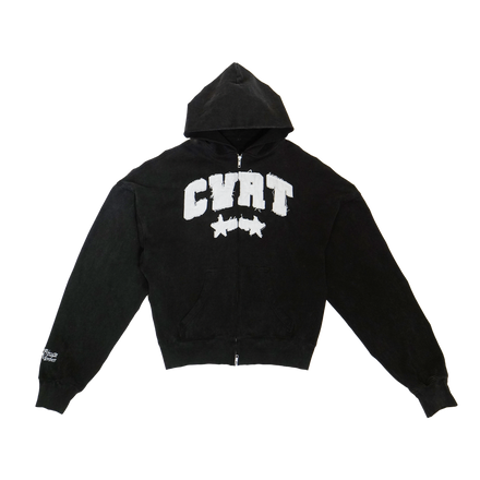 CVRT Zip Up Hoodie - Onyx