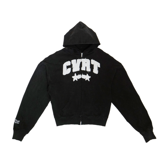 CVRT Zip Up Hoodie - Onyx